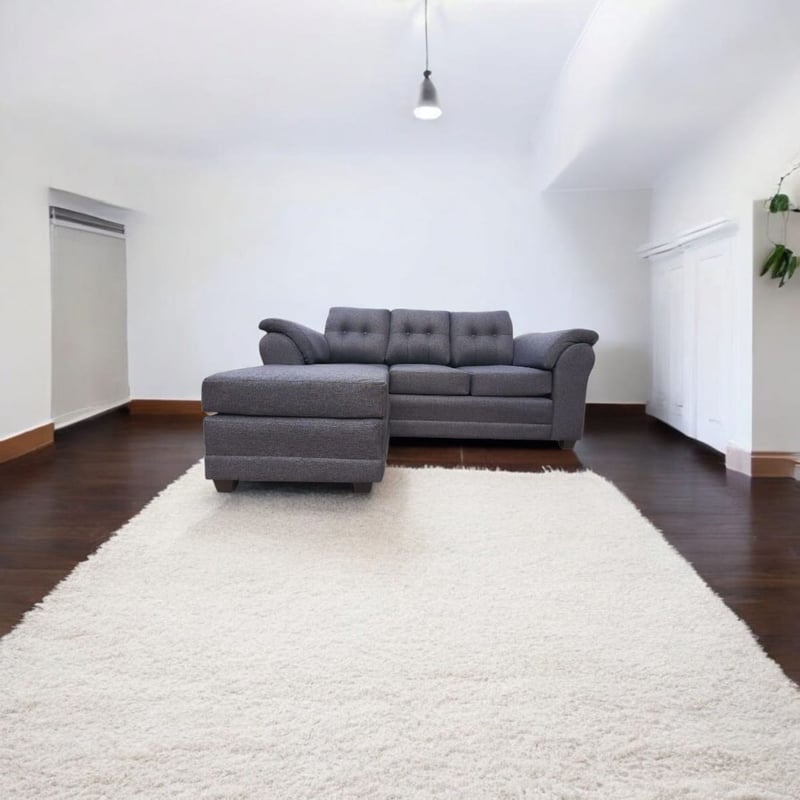 GENERICO - Sofa Seccional Mustang Gris Oscuro