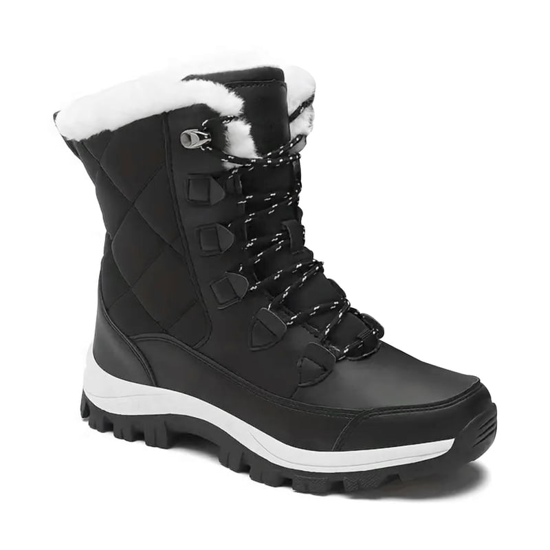 GOGOUP Botas De Nieve Para Niños Niñas Invierno Calentar Forradas De Piel Botines Impermeables Planas Botas Calientes Y Antideslizant Rosa 30 EU