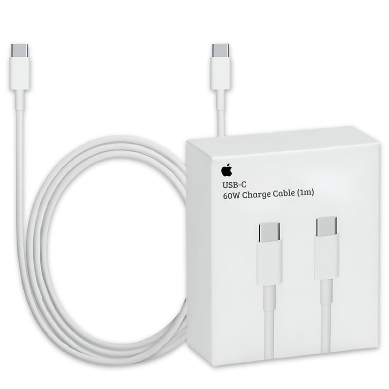 APPLE - Cable Apple Original USB-C a USB-C 1MT de Carga Rápida 60W