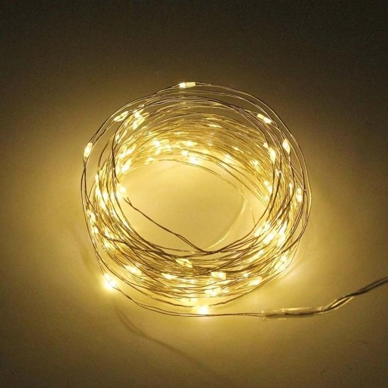 GENERICO - Luces Hada Solares - 20 m Luz Cálida IP65