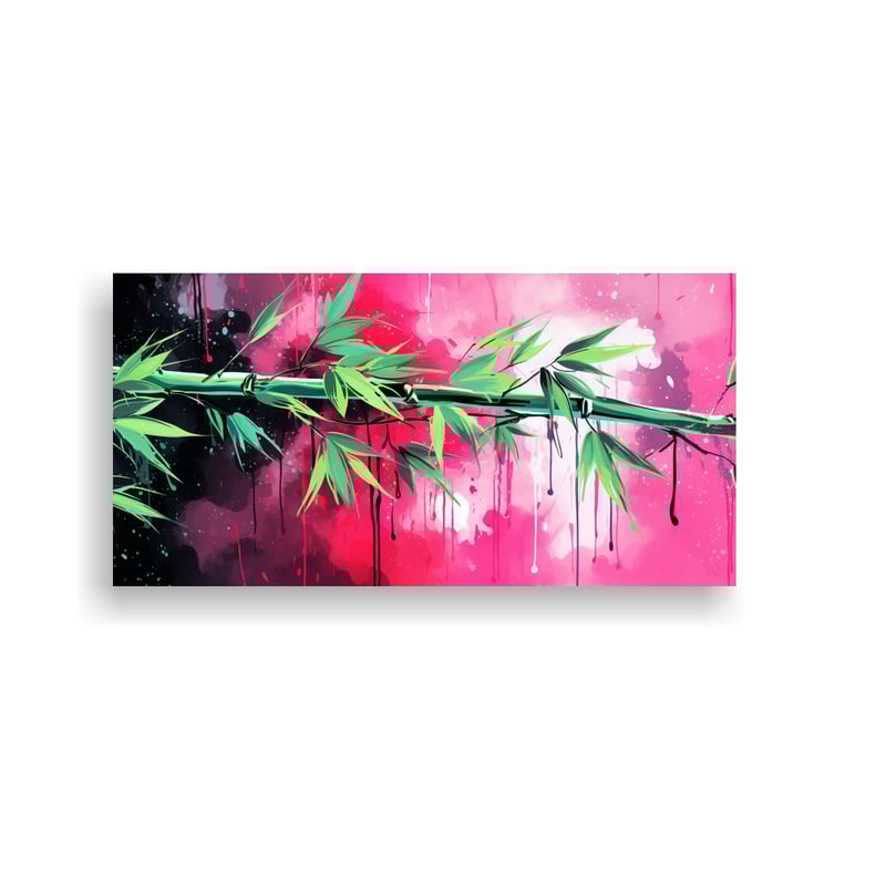 GENERICO - Cuadro De Movimiento De Equilibrio De Hojas De 60x30 Cm