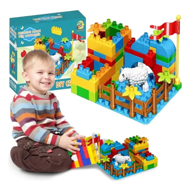 GENERICO - Granja Bloques De Construcción 88pcs Juego Recreativo Niños
