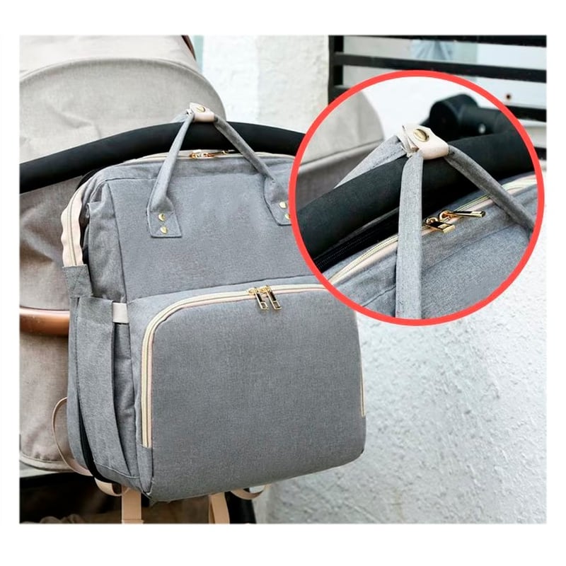 GENERICO - Bolso Plegable Mochila Maternal Multifuncional Portátil