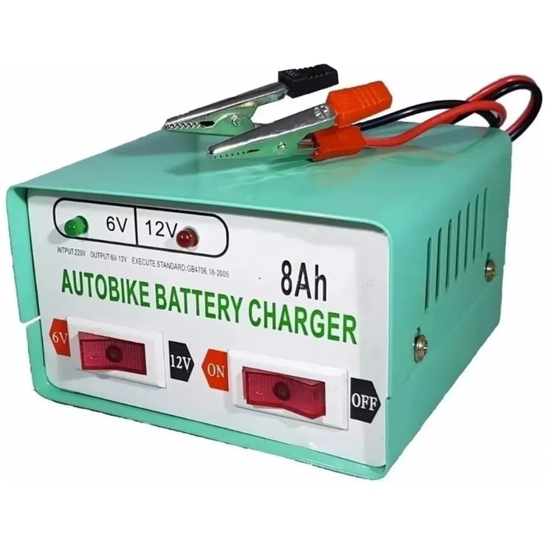 GENERICO - Cargador De Bateria Para Autos Y Motos 12v Y 6v