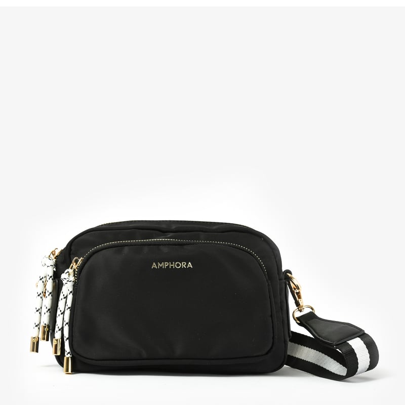 Cartera amphora negra best sale