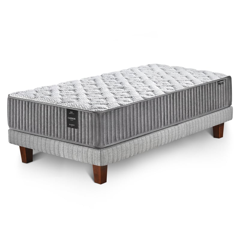 CANNON - Cama Europea 1,5 Plazas Silence Cannon 105 x 200 Cm