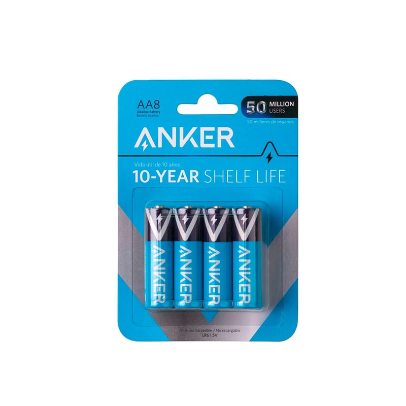 ANKER - Pilas Anke Alcal Aa 8-Pack Anker