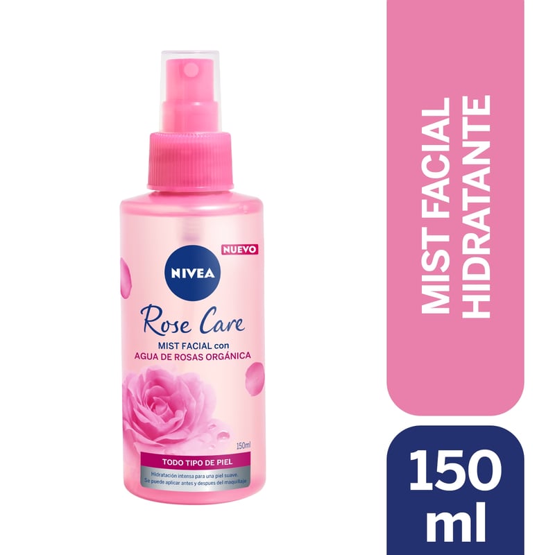 NIVEA - Bruma Facial Hidratante Rose Care 150ml NIVEA