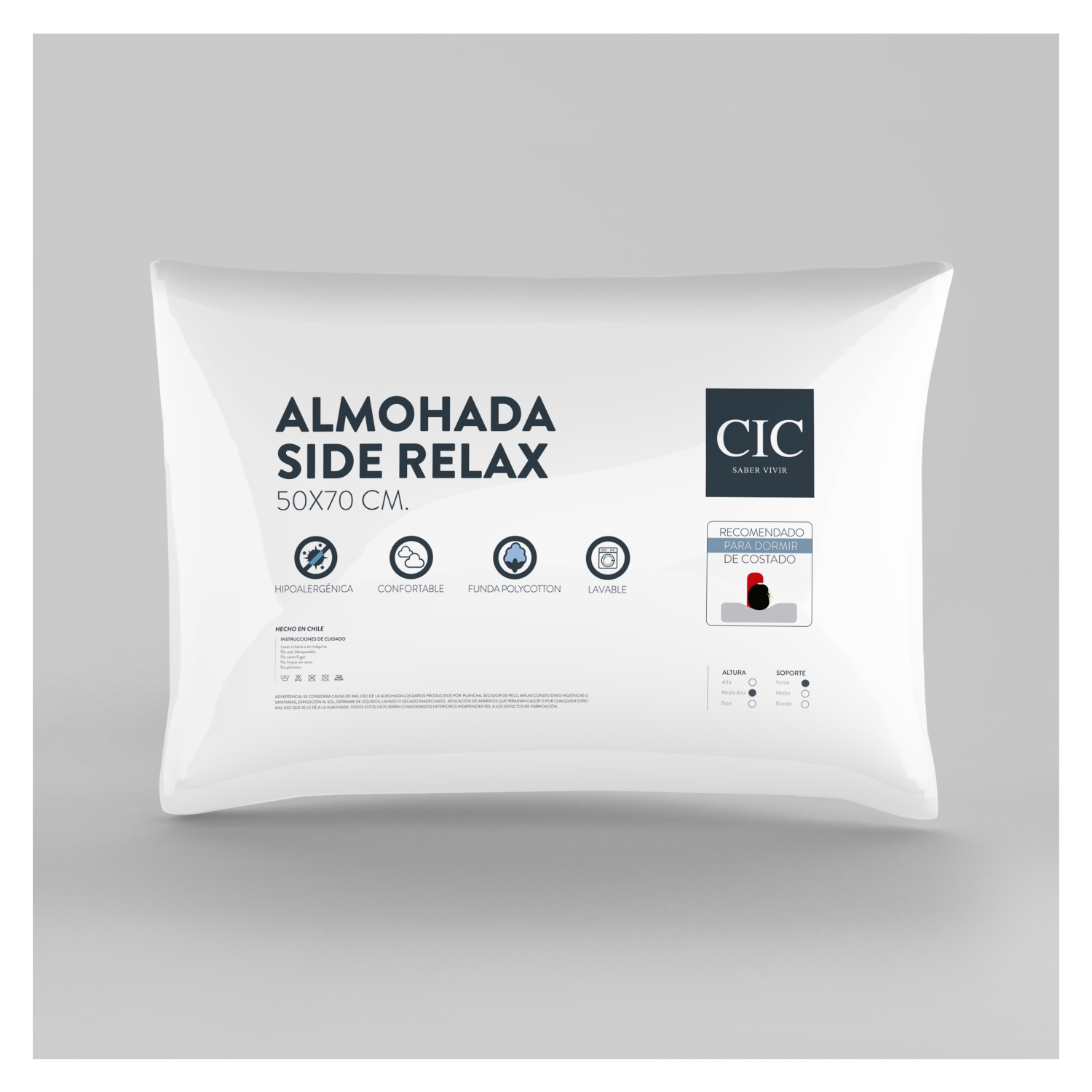 CIC Almohada Cic Microfibra 2 Plazas falabella