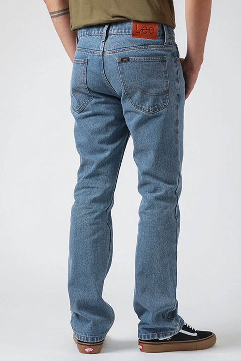 Lee Jeans De Pierna Recta De Ajuste Regular Grande Y Alto Hombre