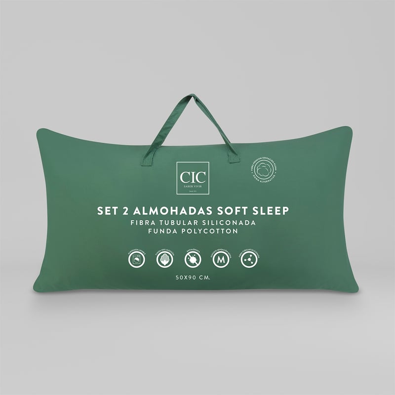 CIC Set 2 Almohadas Cic Microfibra 50x90 falabella