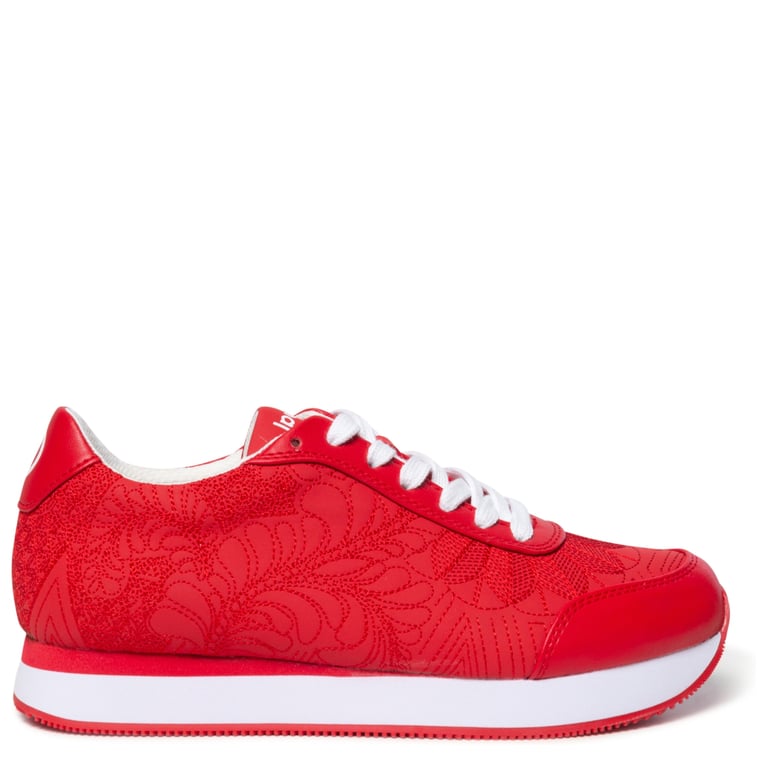 Zapatillas rojas desigual hotsell