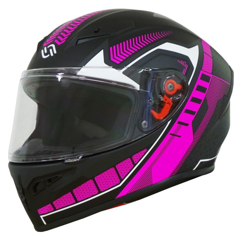 SHIRO HELMETS Casco Moto Shiro Sh 870 Forza Rosa Fluor falabella