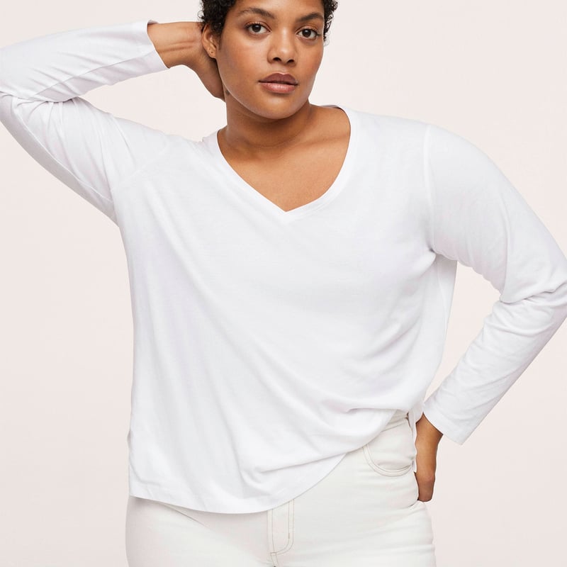 Polera manga larga mujer algodon hotsell