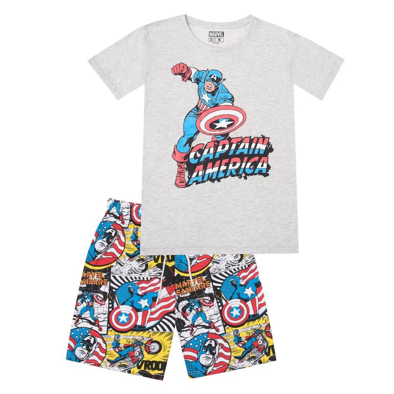 Marvel Pijama Verano Hombre Friki Pijama Hombre Verano Algodon