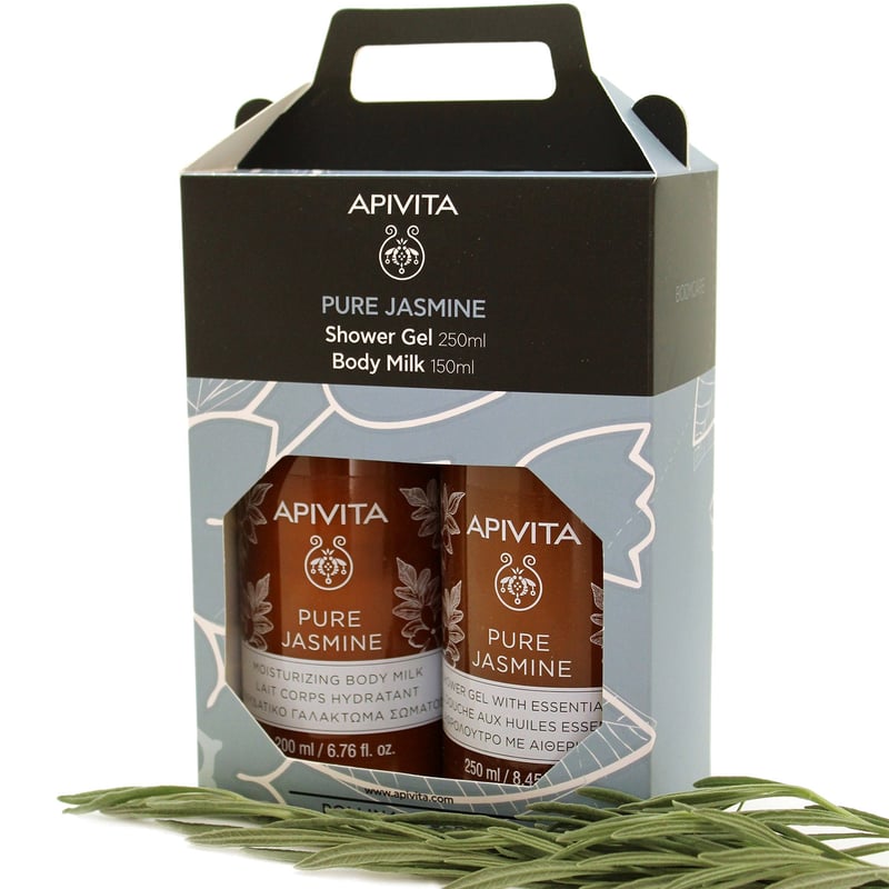 APIVITA Set Ritual Corporal Pure Jasmine Shower Gel 250ml y Loción Corporal 200ml APIVITA
