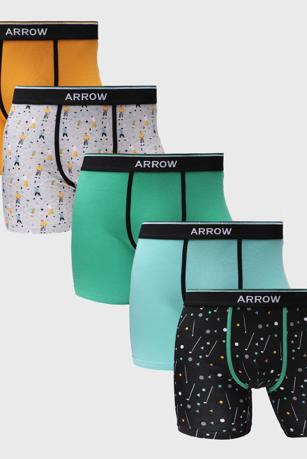 ARROW - Arrow Pack De 5 Boxer Algodón Hombre