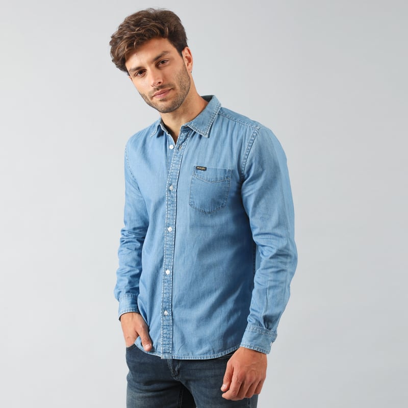 Camisas denim hombre shop