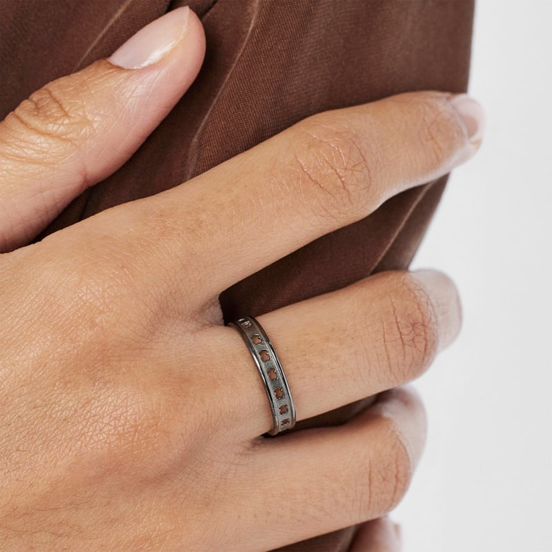 TOUS Anillo De Plata Mujer Tous falabella
