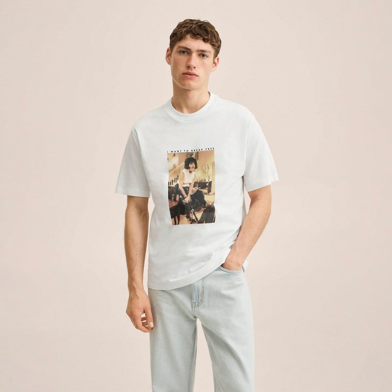 Camiseta freddie mercury hombre hotsell