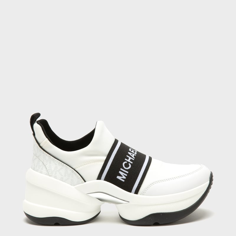 Zapatillas Michael Kors Emmett Cuero Mujer Blancas Chile En