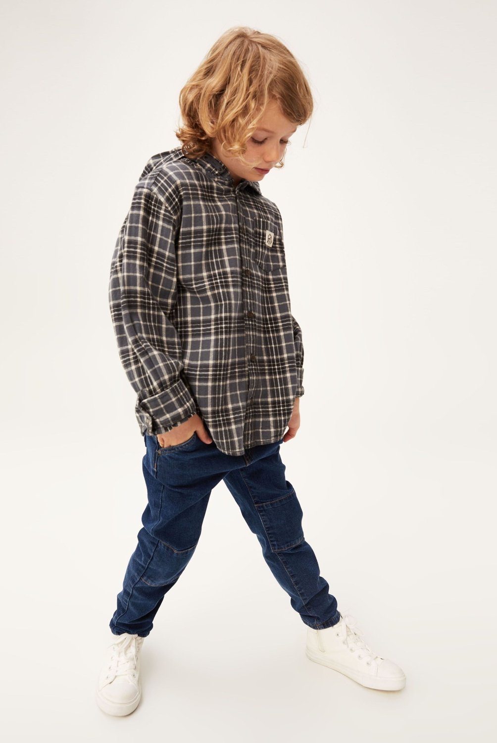 COTTON ON Camisa Con Capucha Nino Cotton On falabella