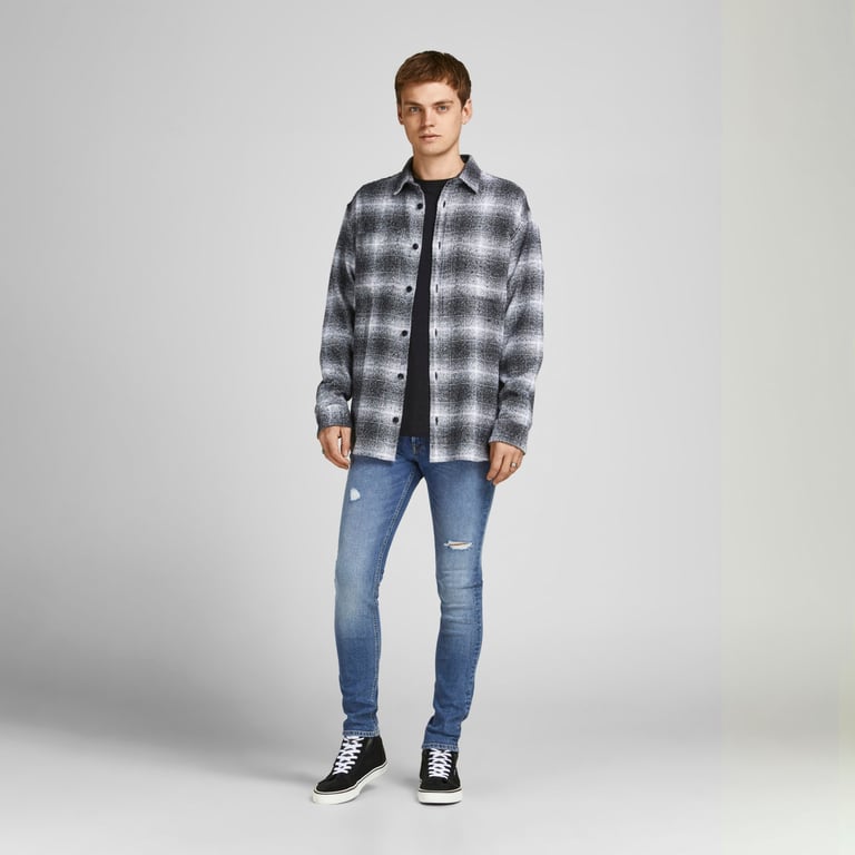Jeans Pour Garçon Jack & Jones Junior - Coupe Ajustée Glenn, 100% Coton, Qualité Danoise