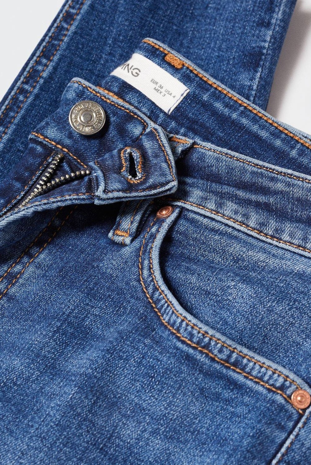 Jeans Skinny Isa Tiro Medio Mujer Mango