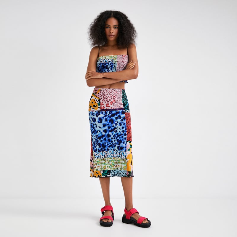 DESIGUAL Desigual Falda Midi Mujer falabella