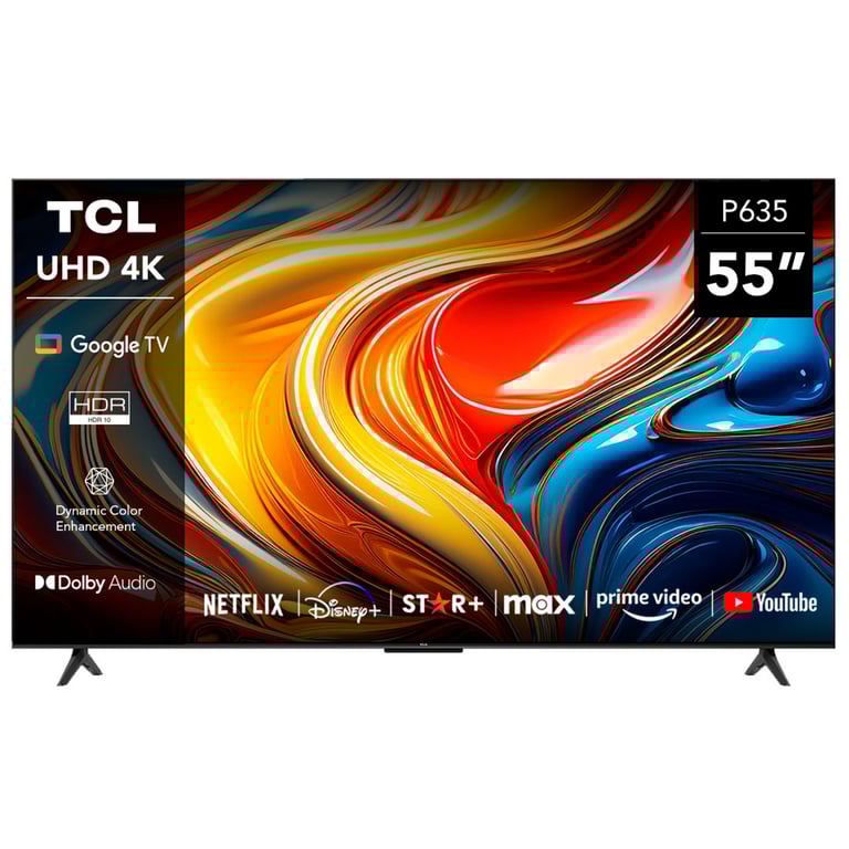 TCL LED Smart TV 55" 55P635 4K HDR Android TV TCL | falabella.com