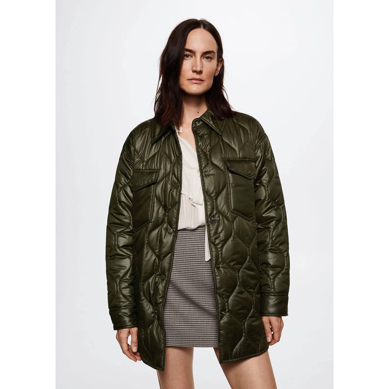 MANGO Mango Sobrecamisa Acolchada Oversize Muuu Mujer falabella