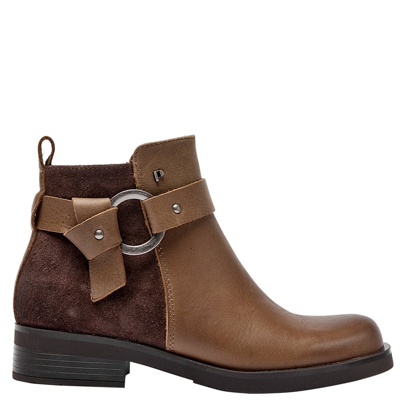 POLLINI Botin Mujer Cuero Café Pollini | falabella.com