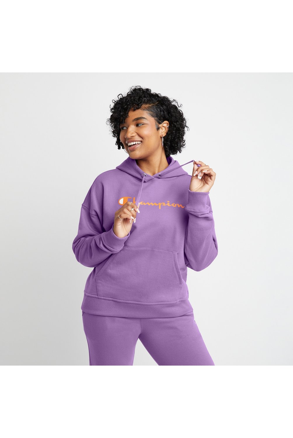 Poleron champion morado hotsell