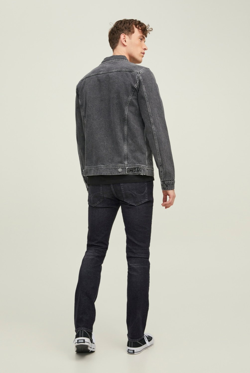 Jeans Pour Garçon Jack & Jones - Coupe Regular, Taille Moyenne, Poches Arrière - Style Décontracté Et Durable