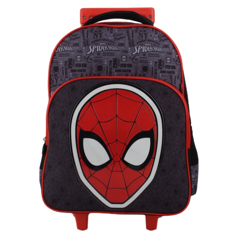 Mochilas escolares con ruedas de spiderman new arrivals