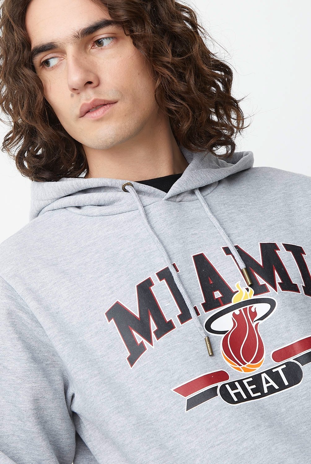 MITCHELL & NESS - Polerón Hoodie Algodón Hombre Mitchell & Ness