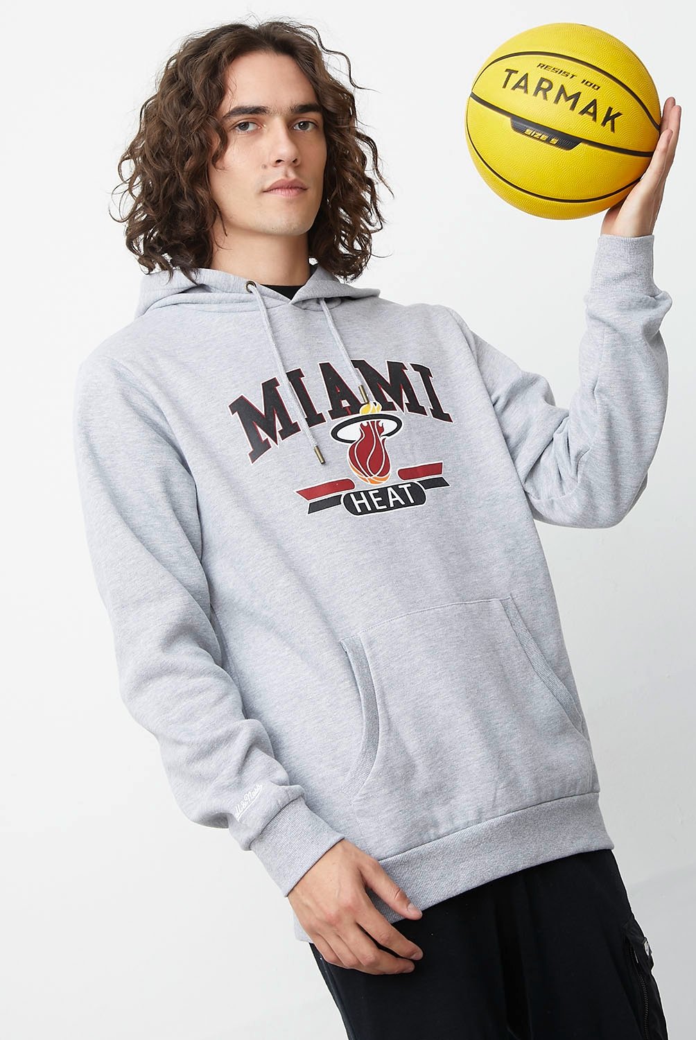 MITCHELL & NESS - Polerón Hoodie Algodón Hombre Mitchell & Ness