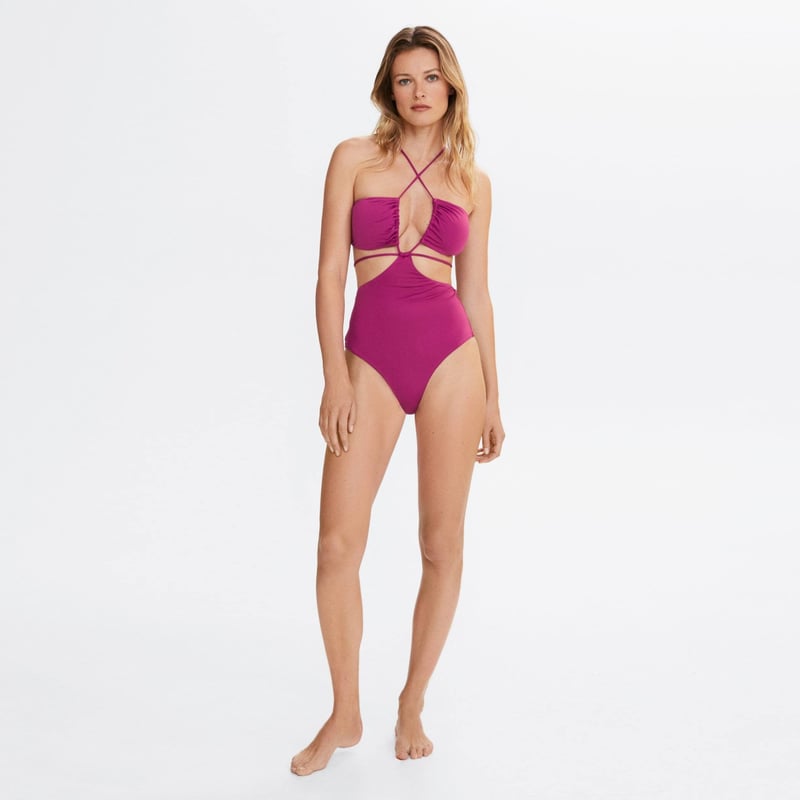 Trajes de baño con tiras cruzadas best sale