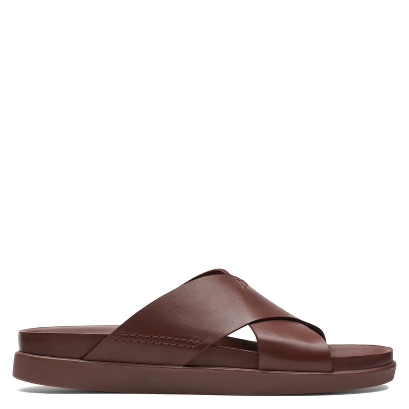 Clarks Pantuflas Tipo Mocasín De Cuero De Gamuza Para Hombre, Forro De Piel Sintética, Plantilla Extraíble