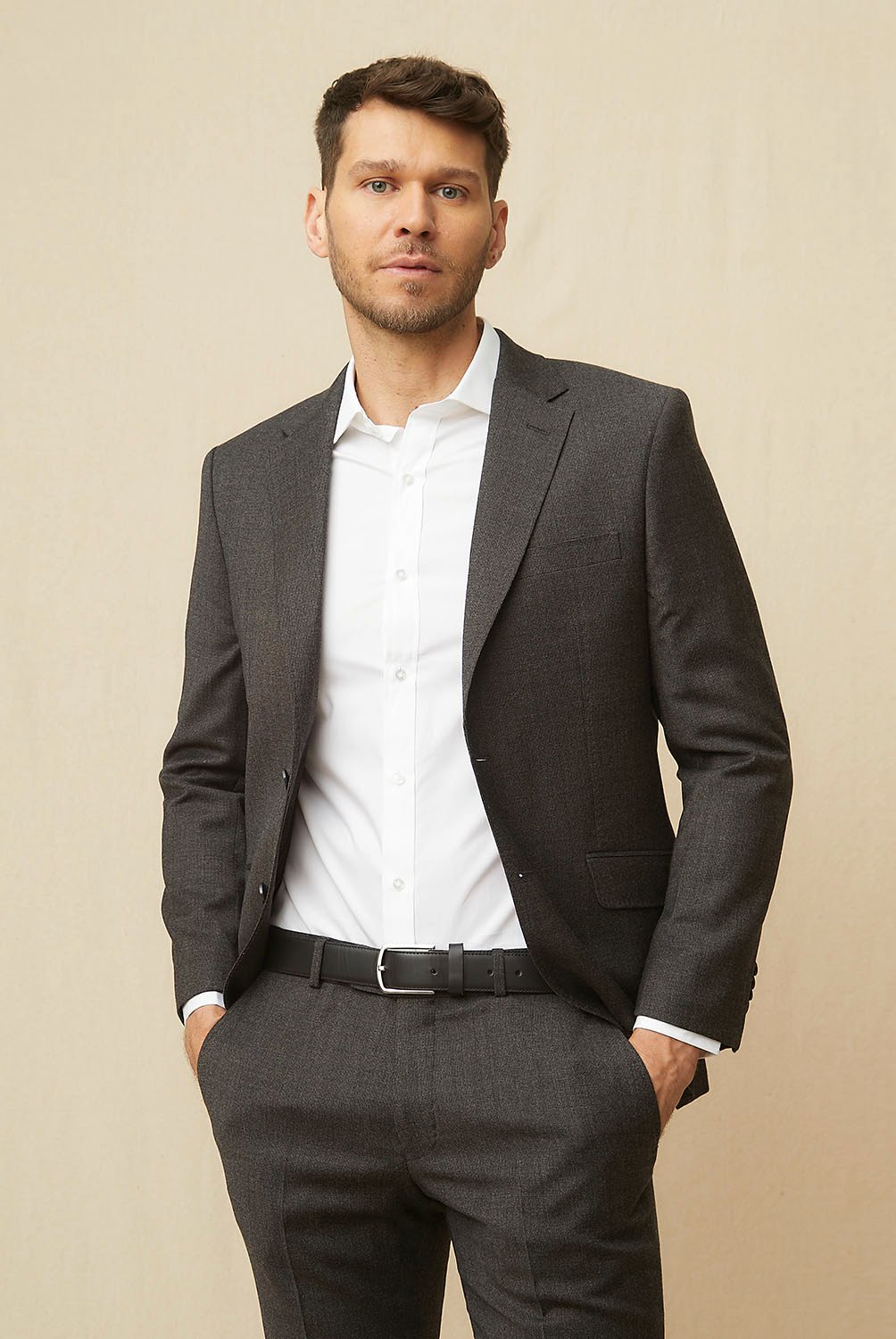 Veston | LEONARDO, black / indigo