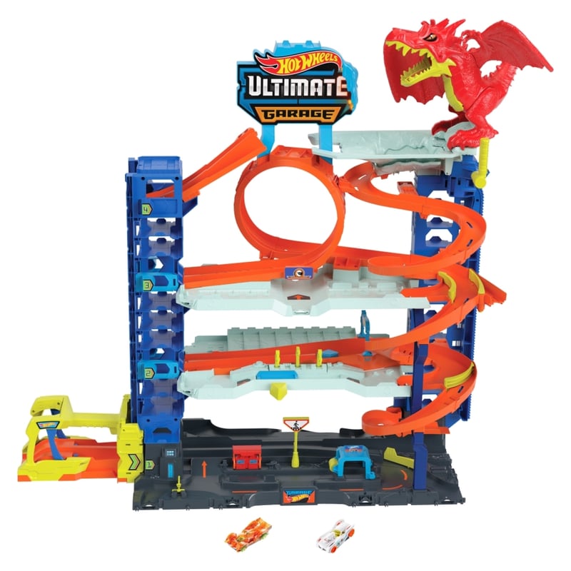 Jouet Hot Wheels City Ultimate Dual Dragon Transporter + 2 Voitures - Neuf - Mattel - Sortie 2025