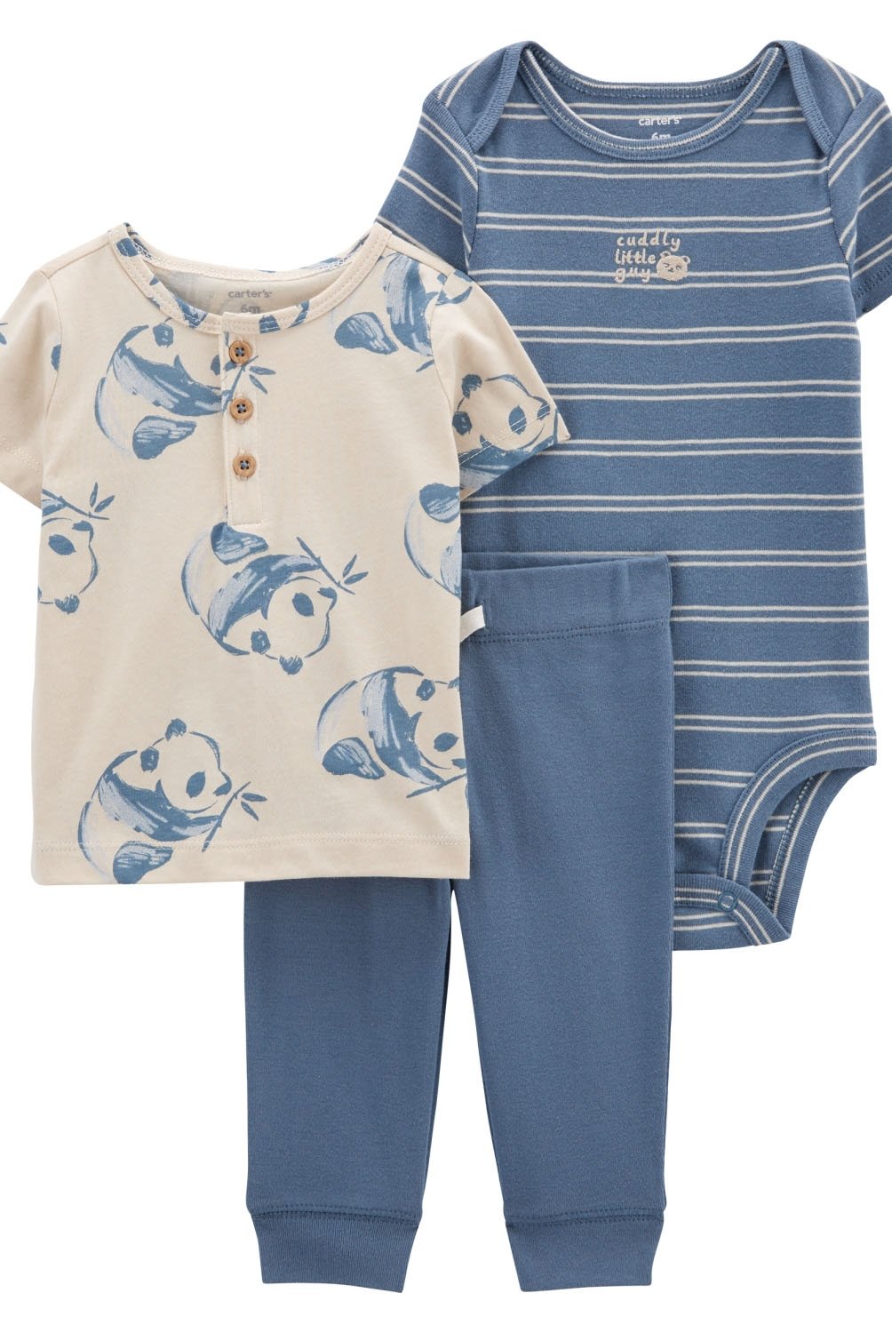 CARTER S Conjunto 3 Piezas Polera Pantalon y Body Bebe Nino Little Planet by Carter s falabella