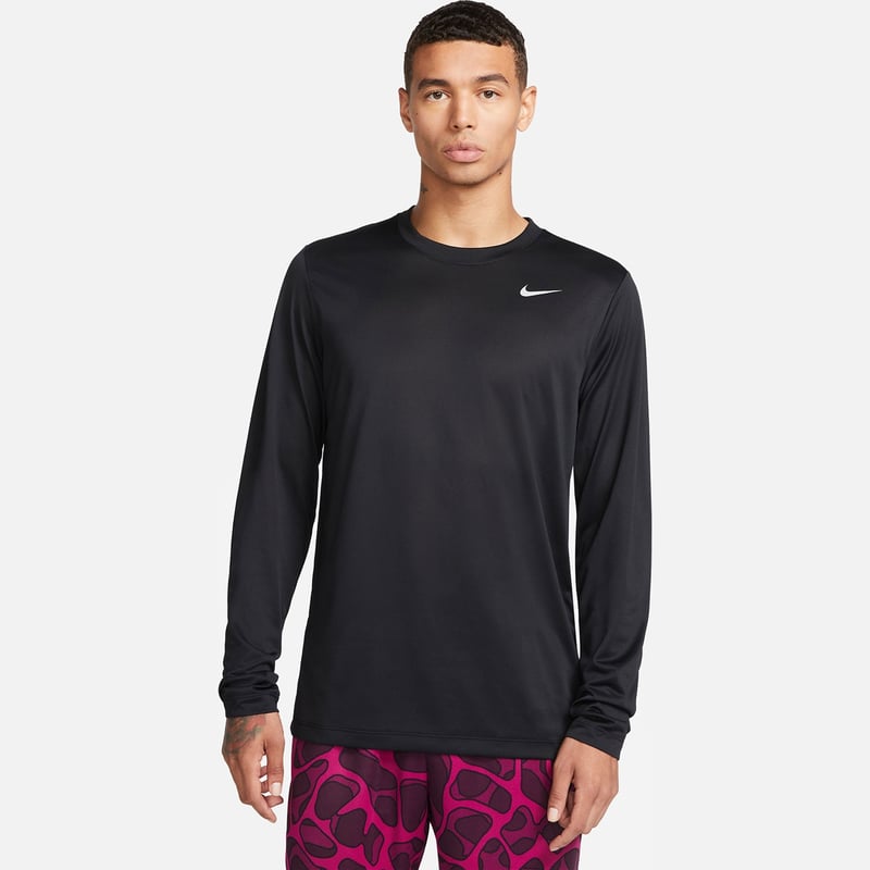 NIKE Nike Polera Manga Larga Fitness Hombre falabella