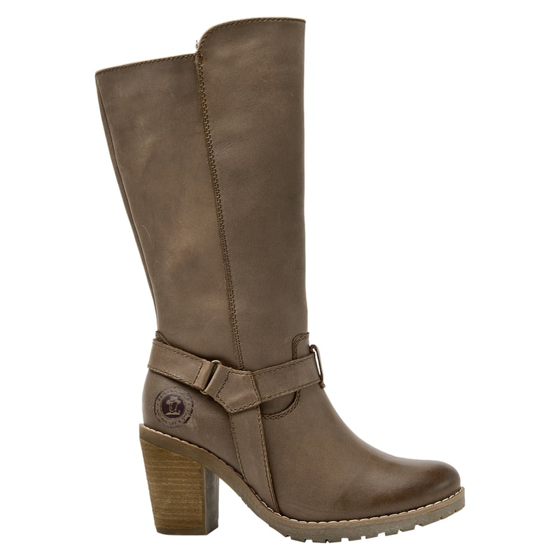 PANAMA JACK Bota Mujer Cuero Cafe Panama Jack falabella