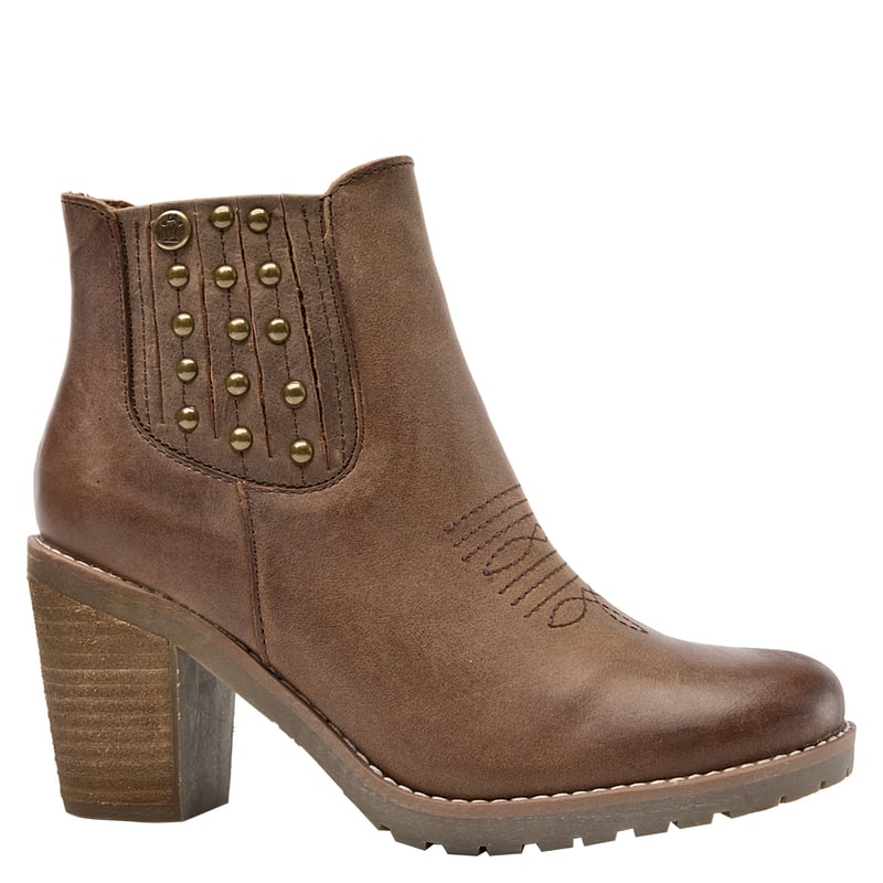 Boots Botines De Cuero Mujer Falabella Panama Jack Botines Cuero