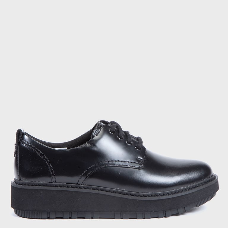 Mocassins Femme Clarks En Cuir Noir à Enfiler - Pointure 9,5 M - Occasion