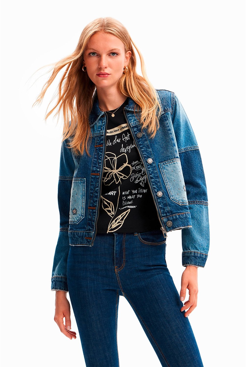Chaqueta Denim Mujer Desigual