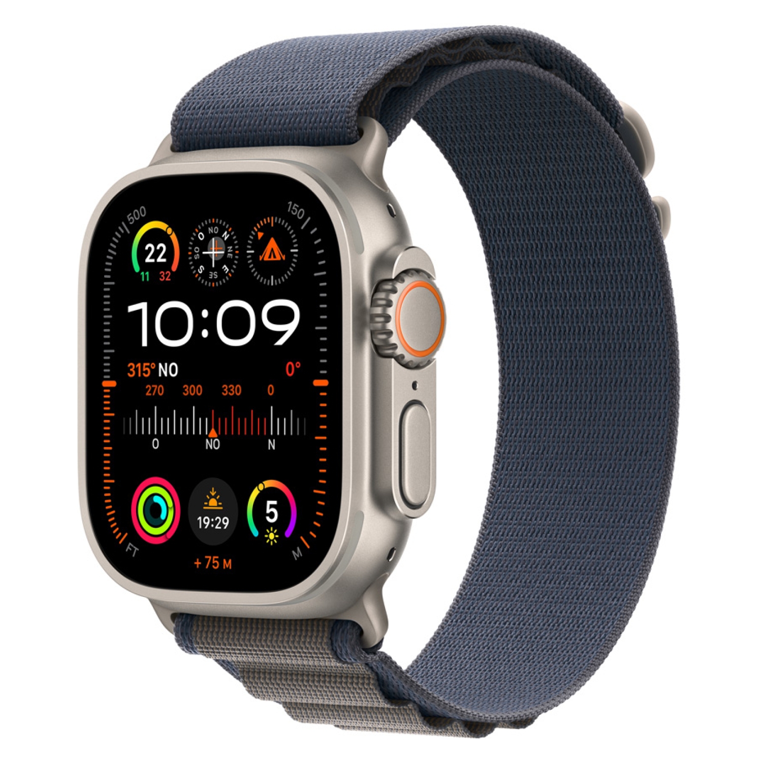 APPLE Apple Watch Ultra 2 Gps Cellular Titanio 49 Mm Correa Loop Alpine Azul Talla M falabella