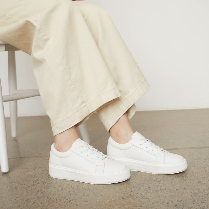 ALDO Hely Zapatilla Urbana Mujer Cuero Blanco Aldo falabella