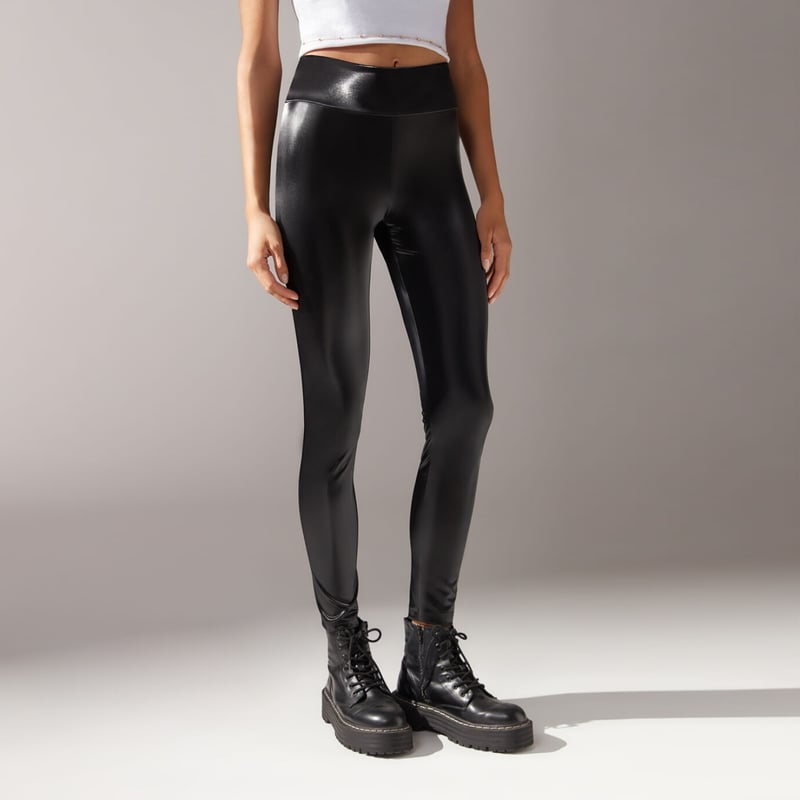 Leggins cuero mujer shops calzedonia